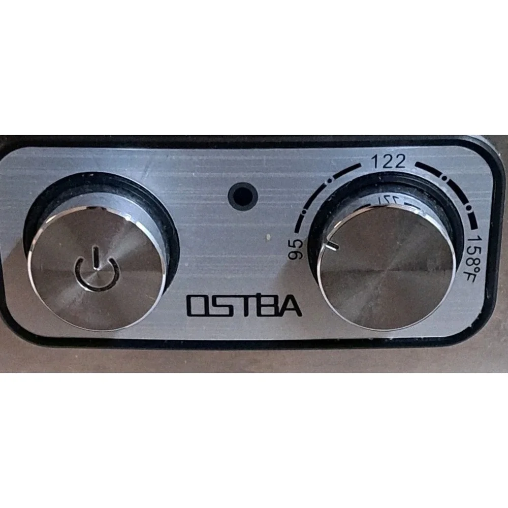 OSTBA 4 Tray Food Dehydrator Adjustable Temperature 95-158°F Fruit Jerky